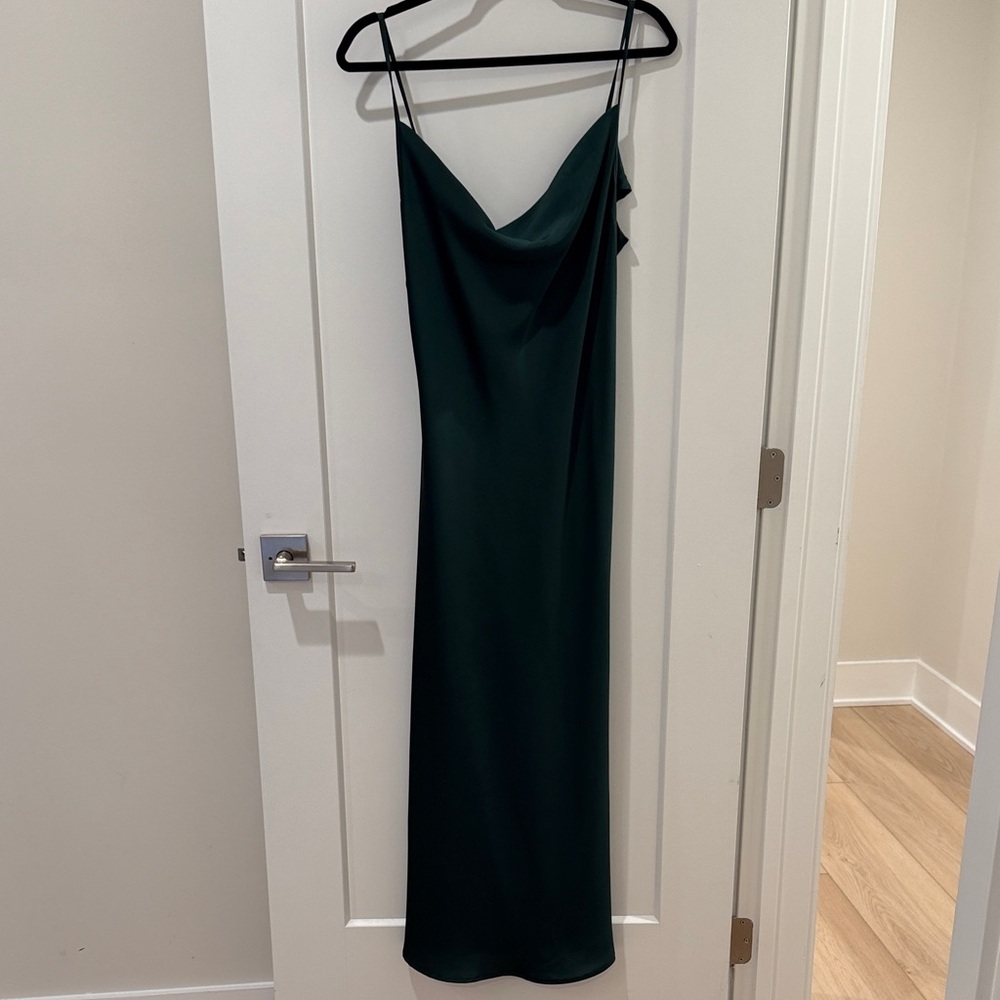 Chic Dark Green Maxi Dress